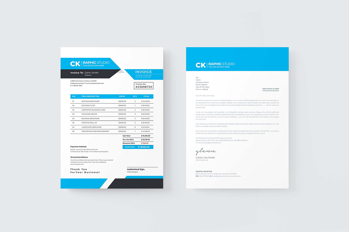 Corporate Identity, a Stationery Template by design_hut (Photo 2 of 7)