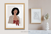 Minimalist Woman Illustrations, an Illustration by Saga Design Studio (Thumbnail 4 of 6)