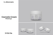 Cosmetic Cream Mockup, a Merchandise Mockup by ulfatunnazira (Thumbnail 1 of 6)