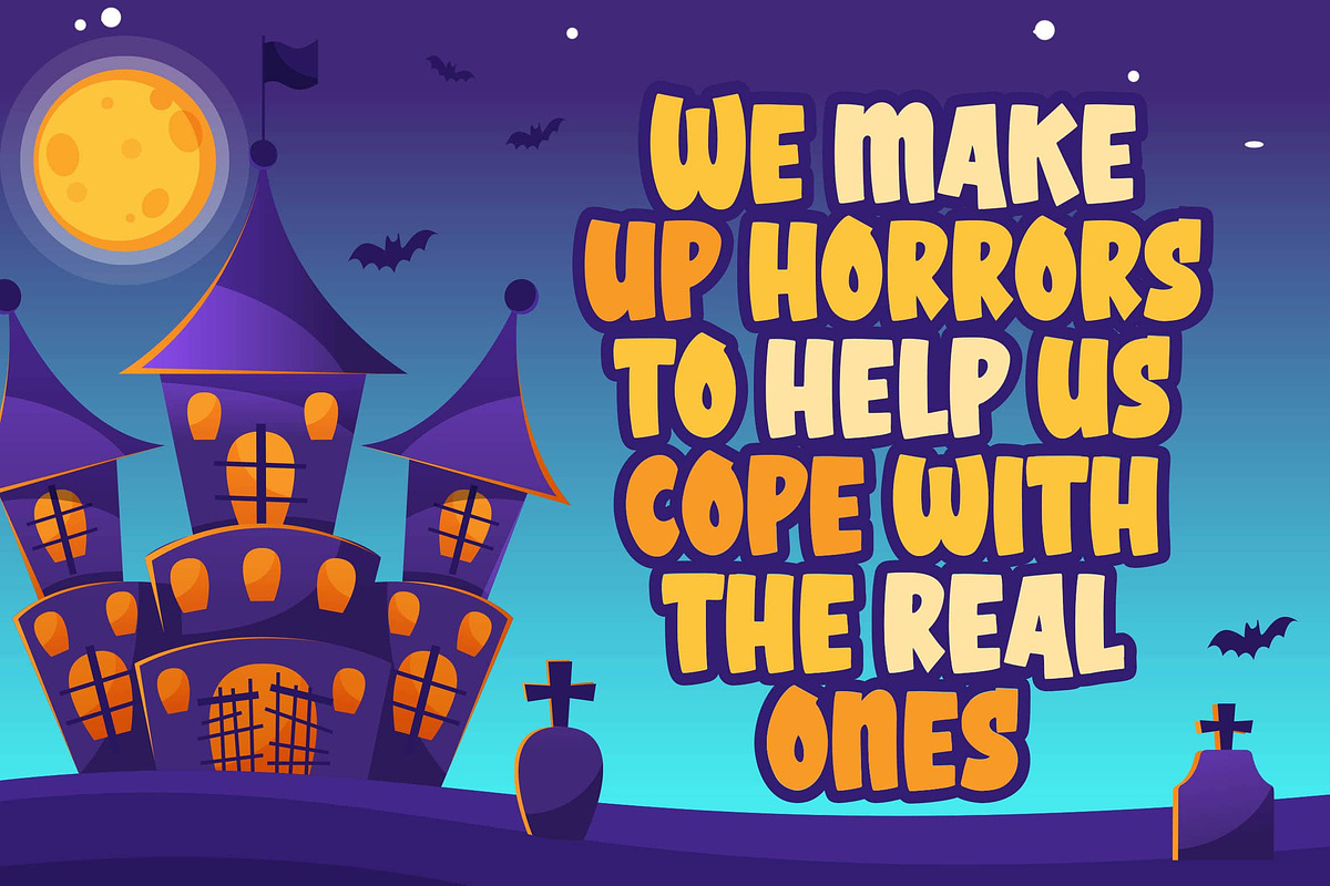 Spooky Cartoon a Playful Scary Font, a Font by Blankids Studio (Photo 4 of 7)