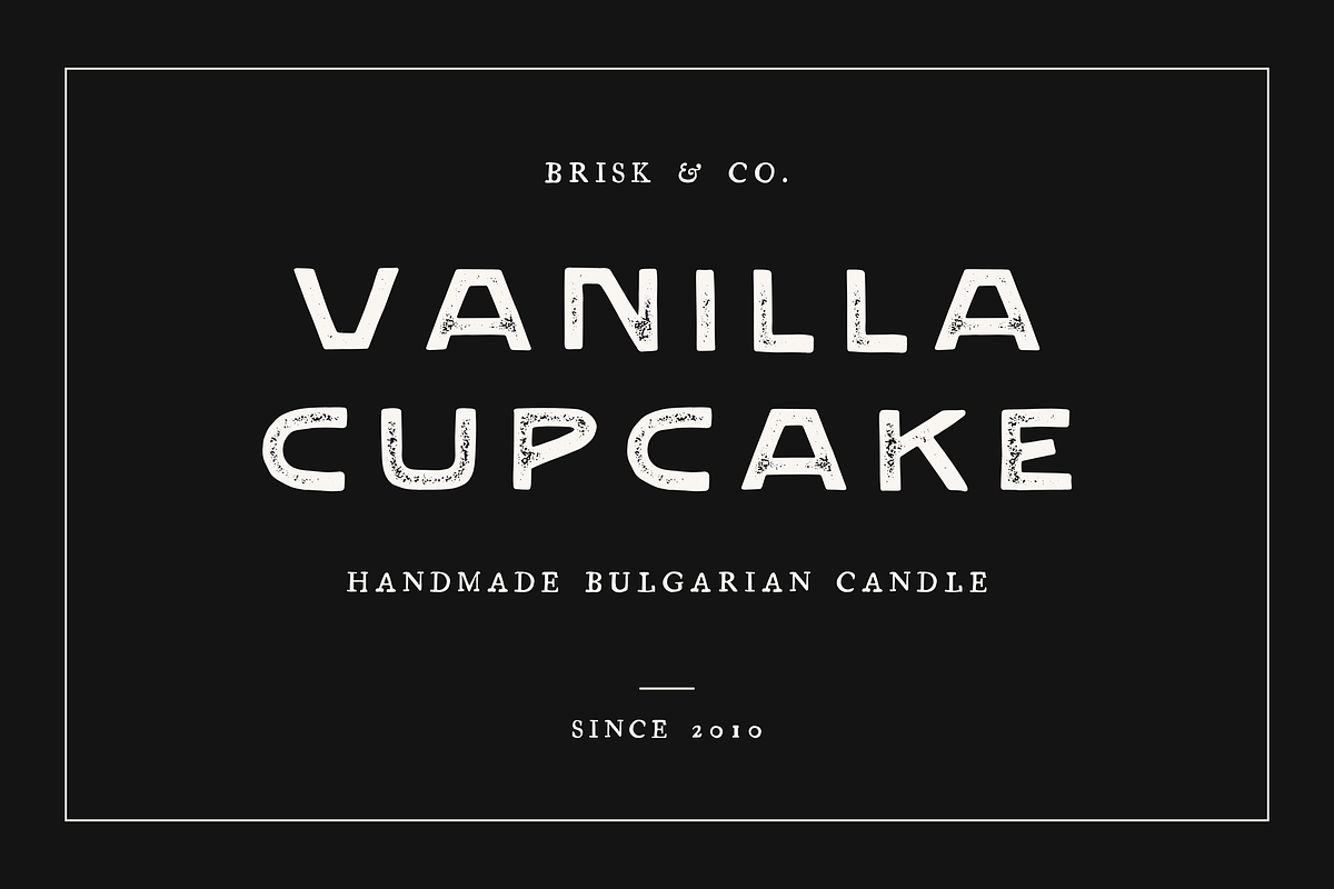 Rosebud - Vintage Letterpress Font, a Sans Serif Font by Graphicfresh (Photo 2 of 8)