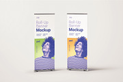 Rollup Banner Mockup Set, a Print Template by mockupatelier (Thumbnail 8 of 12)