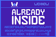 Already Inside font, a Font by weknow (Thumbnail 1 of 5)