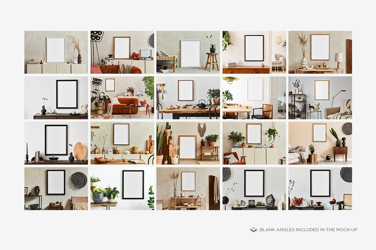Portrait Frame on Scenes 2 Mock-up, a Print Template by Branda Keeps (Photo 3 of 30)