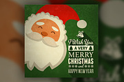 Vintage Christmas Typography Cards, an Illustration by ShinyPixel (Thumbnail 4 of 7)