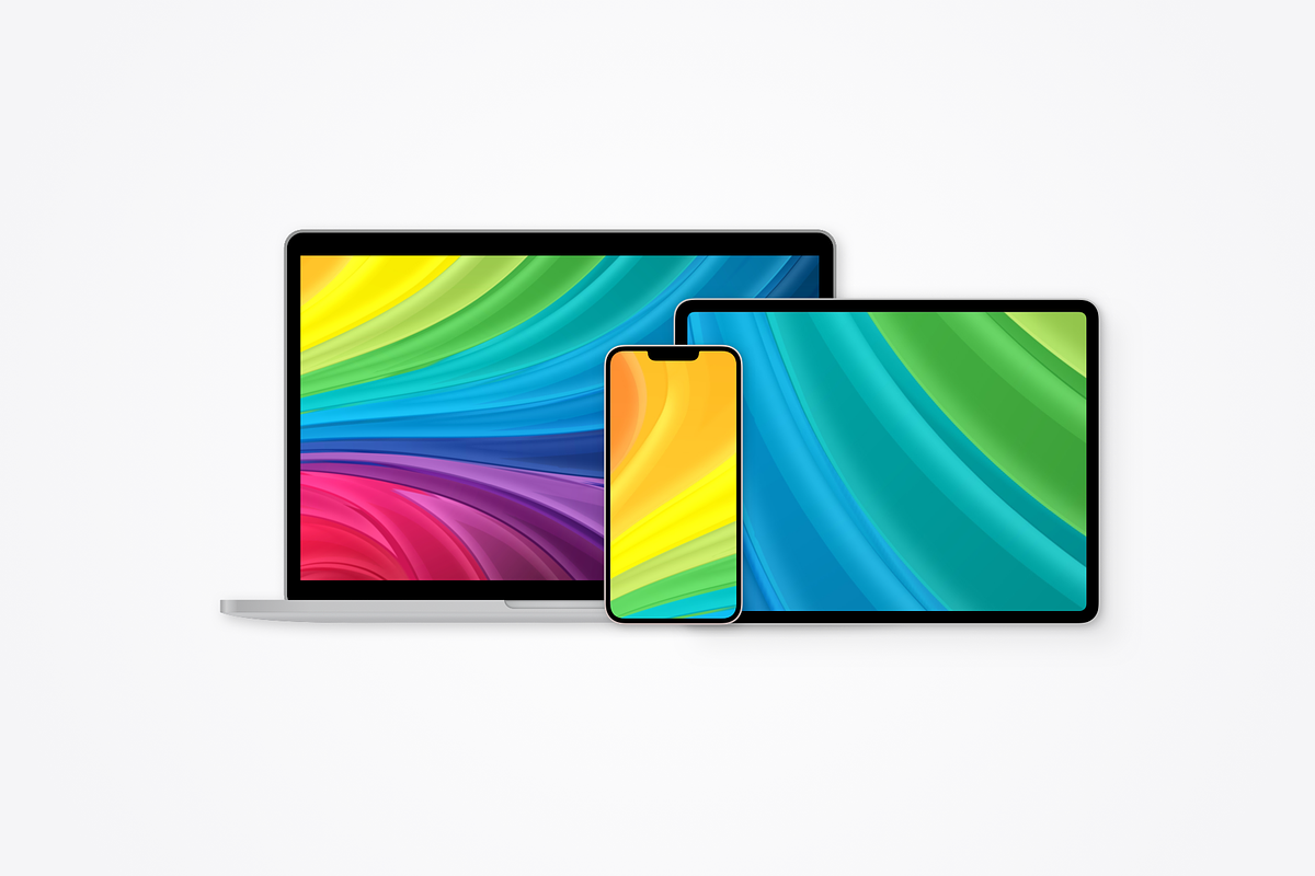 Apple Mobile Devices 8 Mockups, an iPhone Mockup by Spojeeto Devices Mockups (Photo 4 of 9)