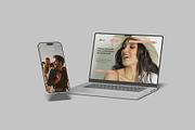 Smartphone with Laptop Mockup, a Device Mockup by lamorastudio (Thumbnail 10 of 11)
