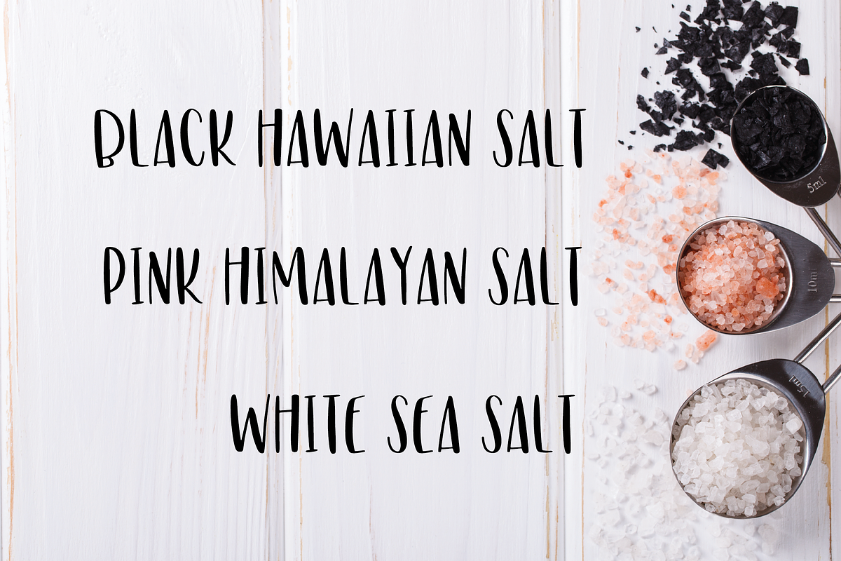 Salty Sans Typeface preview 2