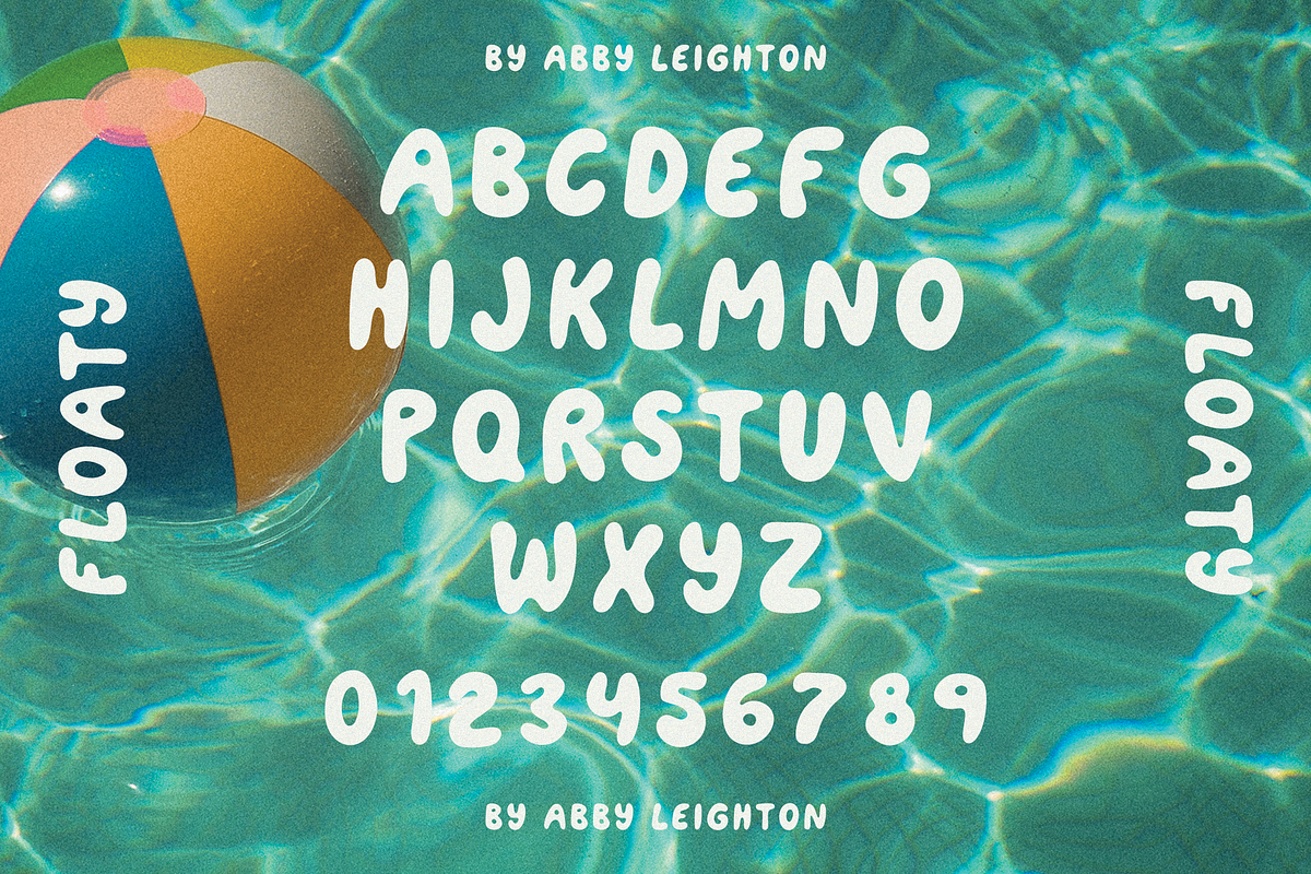 FLOATY by Abby Leighton, a Font by Abby Leighton Studio (Photo 2 of 4)
