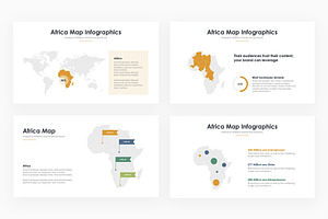 Africa Map Infographics - PowerPoint