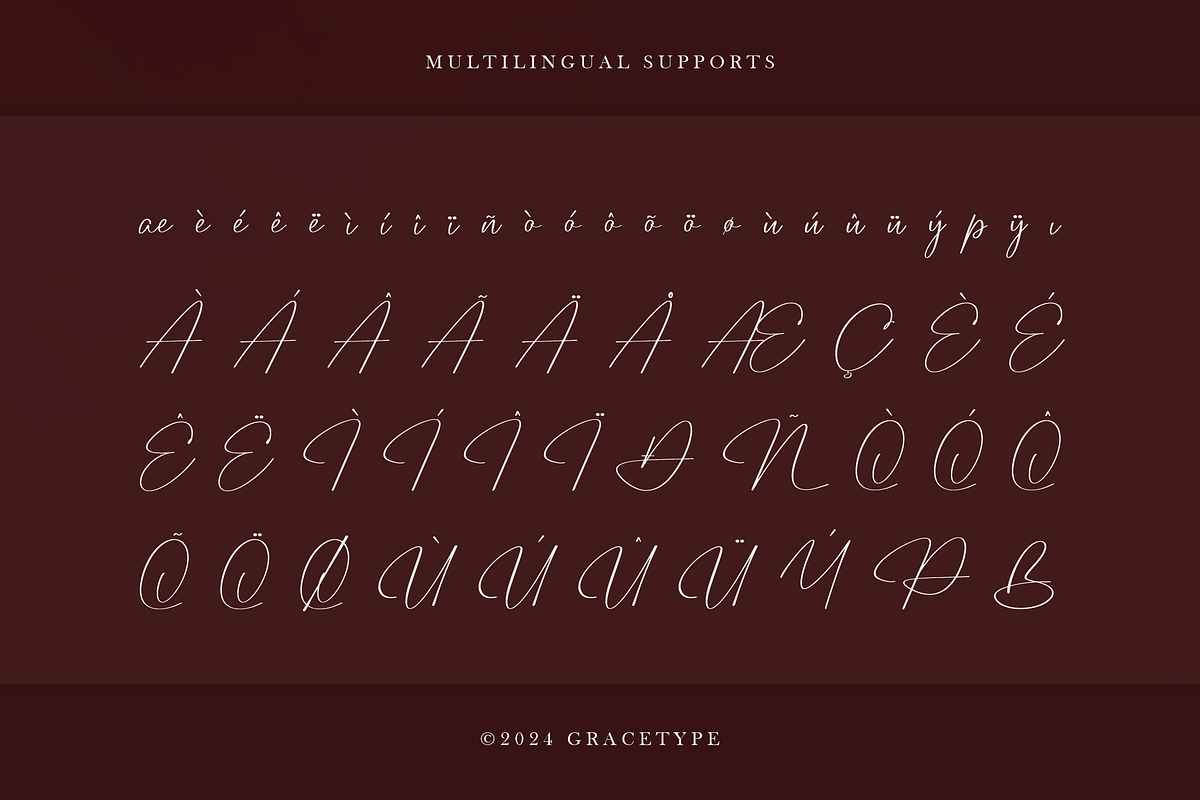 Sesillion | Classic Signature Script, a Script Font by gracetype_studio (Photo 11 of 12)