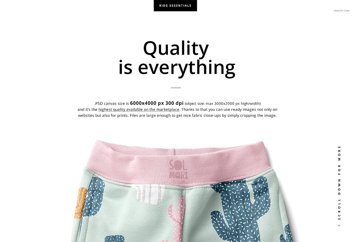 Kids Fleece Joggers Mockup Set, an Apparel Mockup by creatsy5 (Photo 2 of 7)