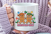 Christmas Crew Gingerbread Man PNG, an Illustration by CraftArtStudio (Thumbnail 2 of 4)
