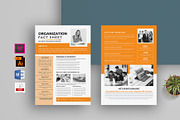 Nonprofit Organization Fact Sheet, a Stationery Template by obayes (Thumbnail 1 of 4)