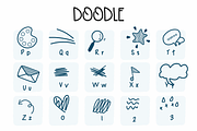 Doodle | Symbols Fonts, a Symbol Font by Sirinart (Thumbnail 3 of 6)