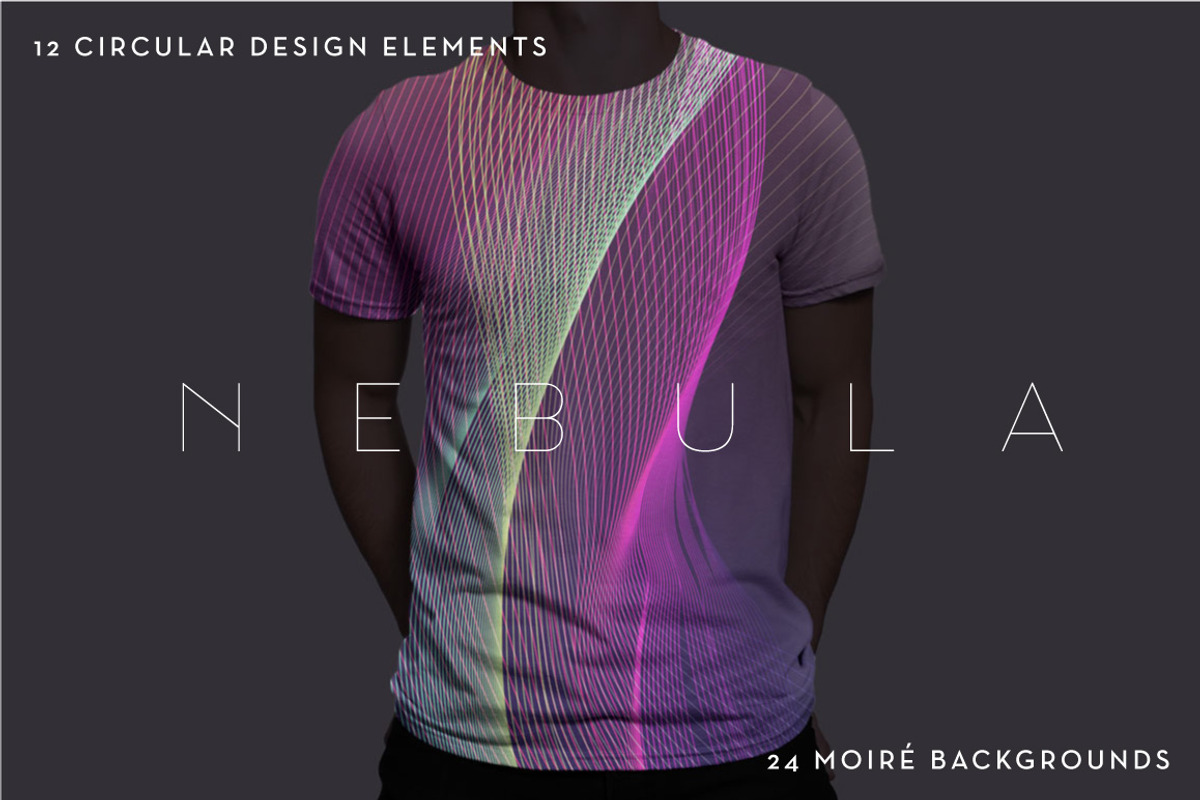 NEBULA: Moiré Design Elements, a Sport Illustration by kloroform (Photo 2 of 21)