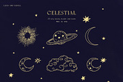 Solar & lunar. Sparkle of the planet, a Decorative Illustration by Summer Nightingale Art (Thumbnail 4 of 10)