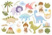 Dinosaurs clipart + Dino Alphabet, an Animal Illustration by ArtGiftsStudio (Thumbnail 3 of 6)