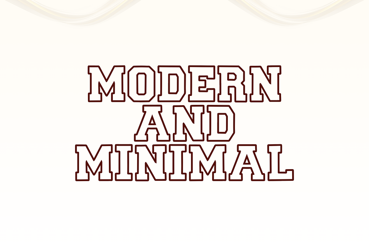 Scholar Block Outline, a Sans Serif Font by Dm Studio (Photo 7 of 10)