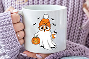 Cute Boujee Ghost Halloween PNG, an Illustration by Craft Nest (Thumbnail 5 of 6)