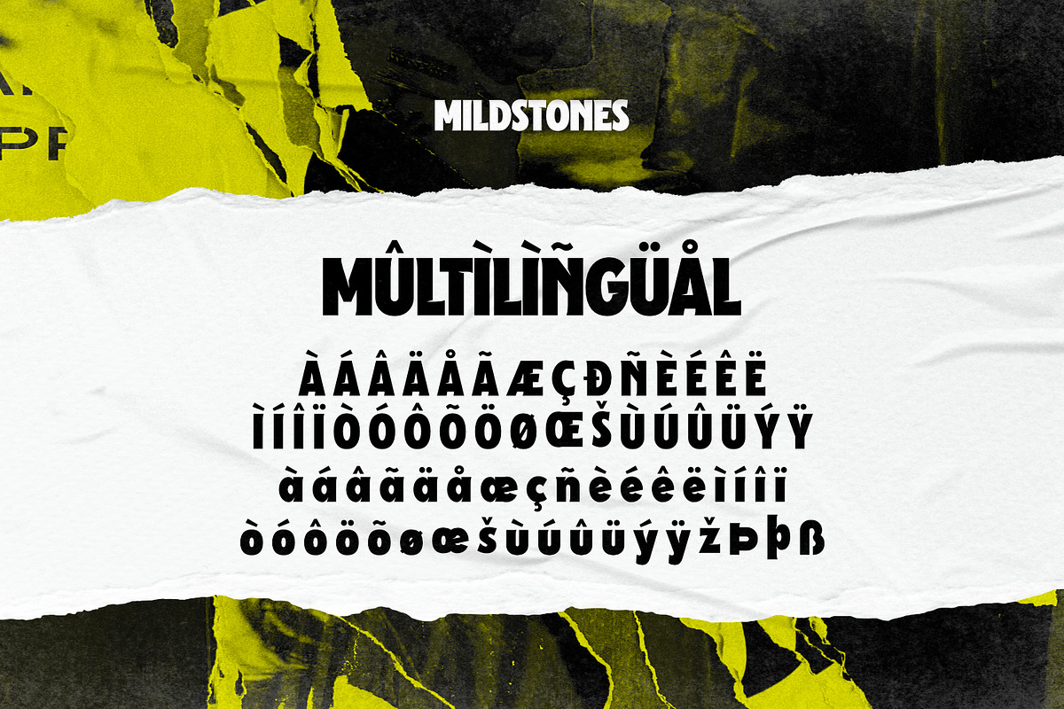 Mildstones - Modern Bold Sans, a Sans Serif Font by ikiiko (Photo 7 of 7)