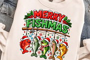 Merry Fishmas Funny Christmas PNG, an Object Graphic by Zahyl Studio (Thumbnail 4 of 7)