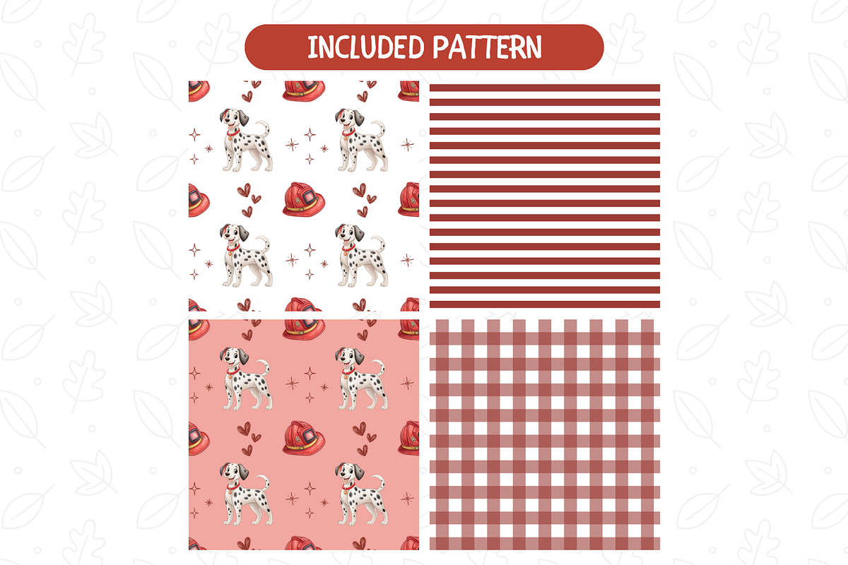 Cute Firefighters Clipart Set, an Illustration by TatiMockup (Photo 5 of 5)
