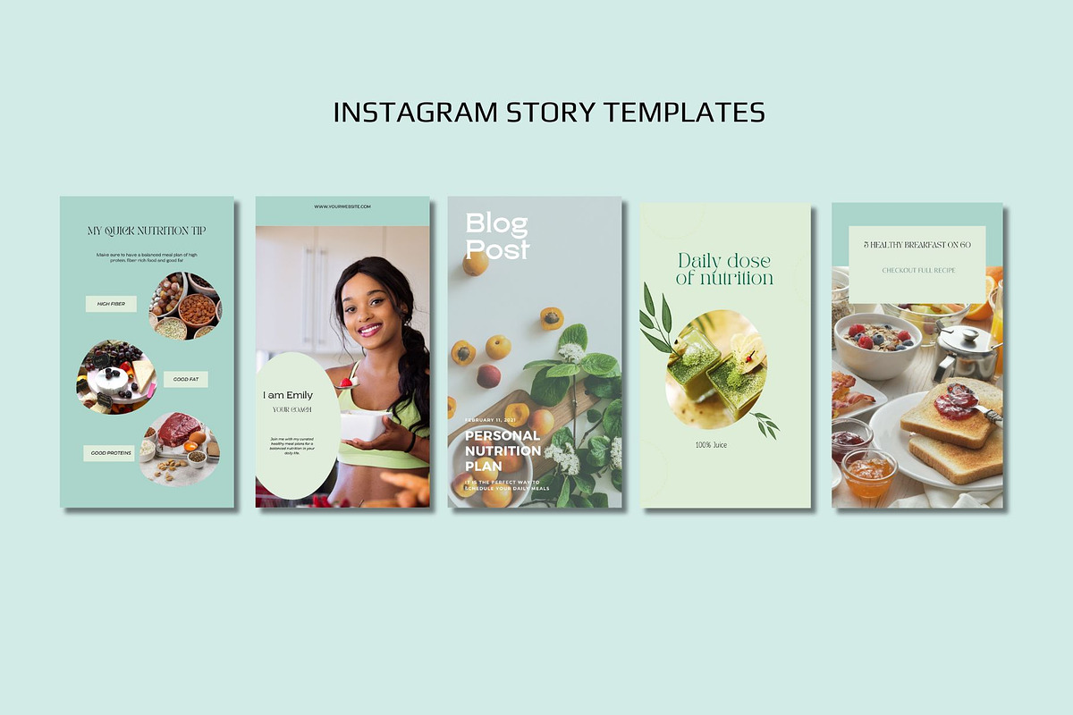 Nutrition Coach Course Creator Canva, a Social Media Template by Deepa Template Studio (Photo 14 of 48)