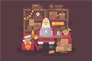 Warm Christmas, an Illustration by Ivan Dubovik (Thumbnail 3 of 15)