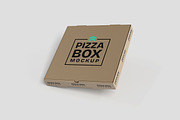 Pizza Box - Mockup, a Product Mockup by Rometheme Std (Thumbnail 4 of 5)