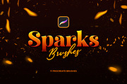 Sparks Procreate Brushes, a Brush Add-On by Andrew Skoch Design (Thumbnail 1 of 3)