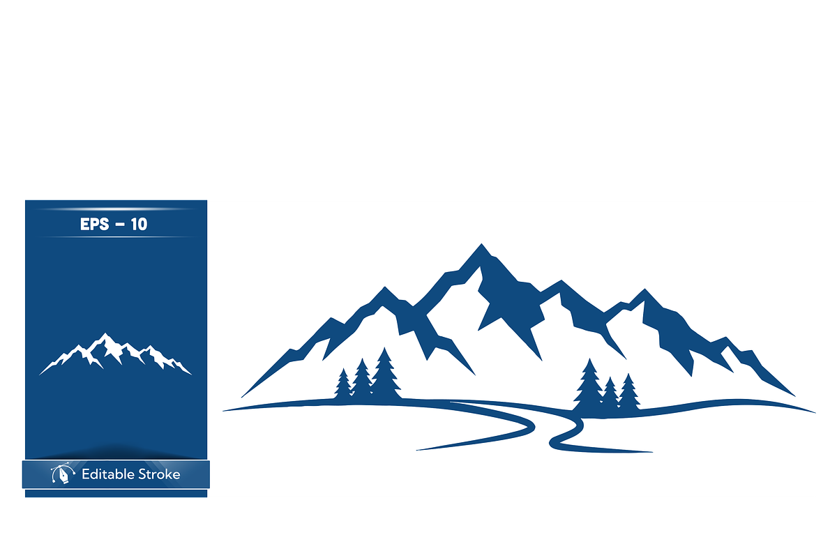 Majestic Mountain Landscape Graphic, a Decorative Illustration by CarWrap design (Photo 4 of 4)