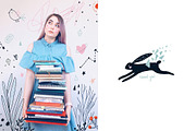 Black Rabbit | Patterns, a Pattern Graphic by Daria Miazhevich (Thumbnail 7 of 7)