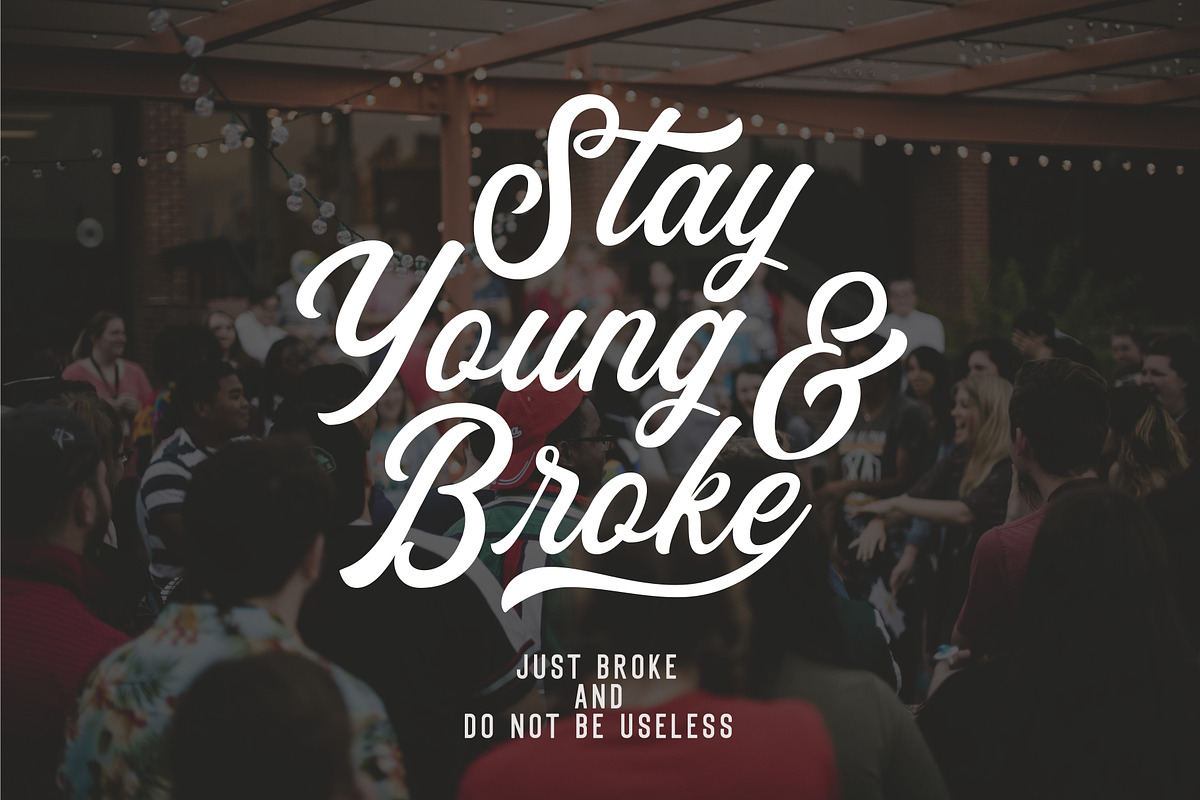 Eusthalia Typeface Family (6 Fonts), a Script Font by YdhraStudio (Photo 13 of 14)
