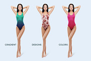 Women's Swimsuit Mockup, a Product Mockup by PSD Market (Thumbnail 7 of 7)