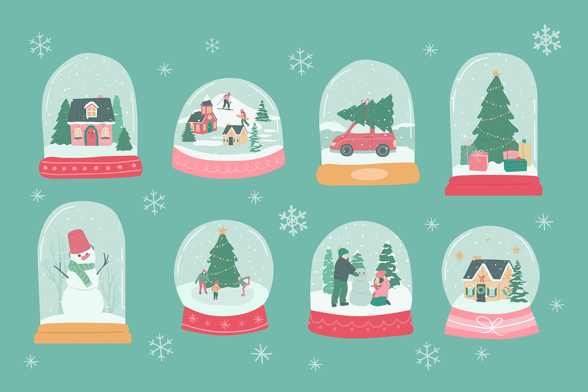 Winter Holiday Illustration, a Background Graphic by CreativeChristiana (Photo 2 of 12)