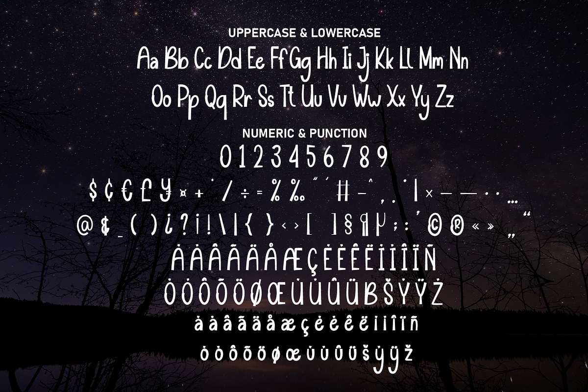 Starnight | Script Font, a Script Font by Scratchones (Photo 7 of 9)