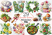 springtime cooking clipart, an Illustration by RobertsArt (Thumbnail 1 of 7)