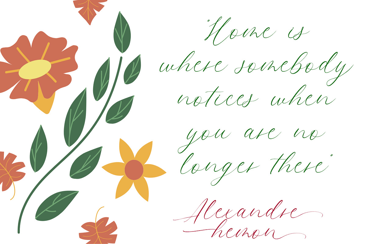 Homelines Font, a Script Font by Jackgridden (Photo 3 of 11)