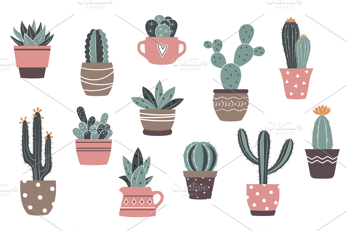 Cactus, a Decorative Illustration by Paper Cards (Photo 1 of 4)