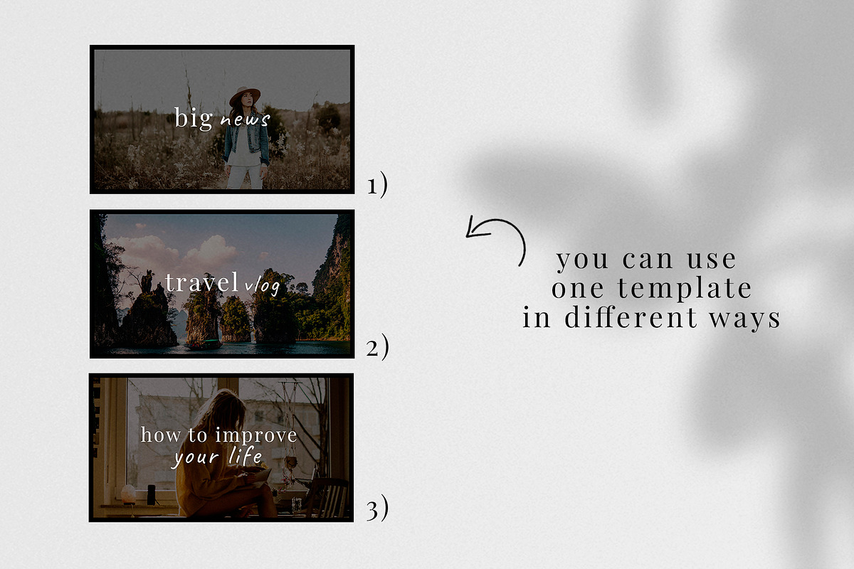Lifestyle Youtube Thumbnails, a Social Media Template by Nonceni (Photo 3 of 8)