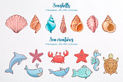 Summer time. Illustration pack., a Texture Illustration by AlexGreenArt (Thumbnail 2 of 8)