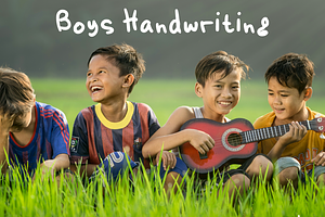 Boys Handwriting