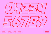 CS Ablaze Pixel, a Sans Serif Font by Craft Supply Co. (Thumbnail 7 of 8)