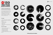 130 Vector Brush strokes collection., a Brushes & More by JAZZ STUDIO (Thumbnail 8 of 12)