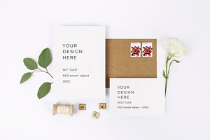 Wedding Invitation RSVP Mockup 0621