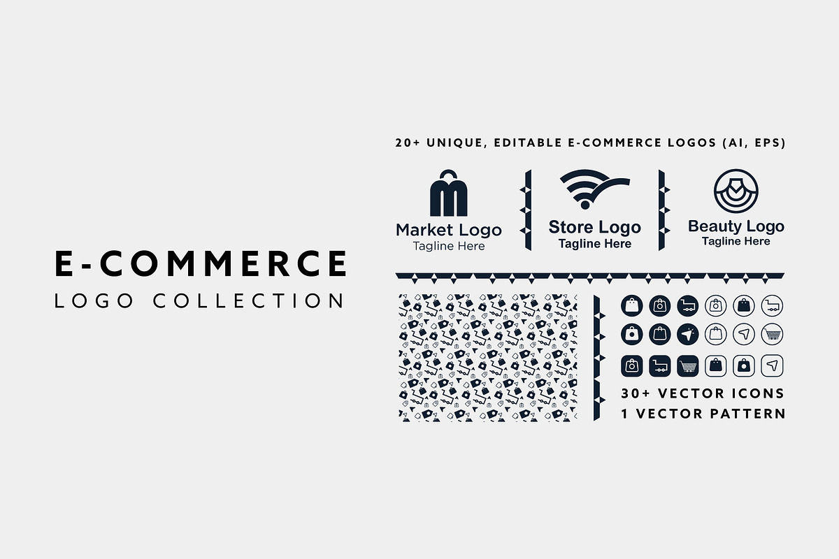 E-commerce Branding Kit, a Technology Illustration by AhmedShousha7 (Photo 1 of 4)