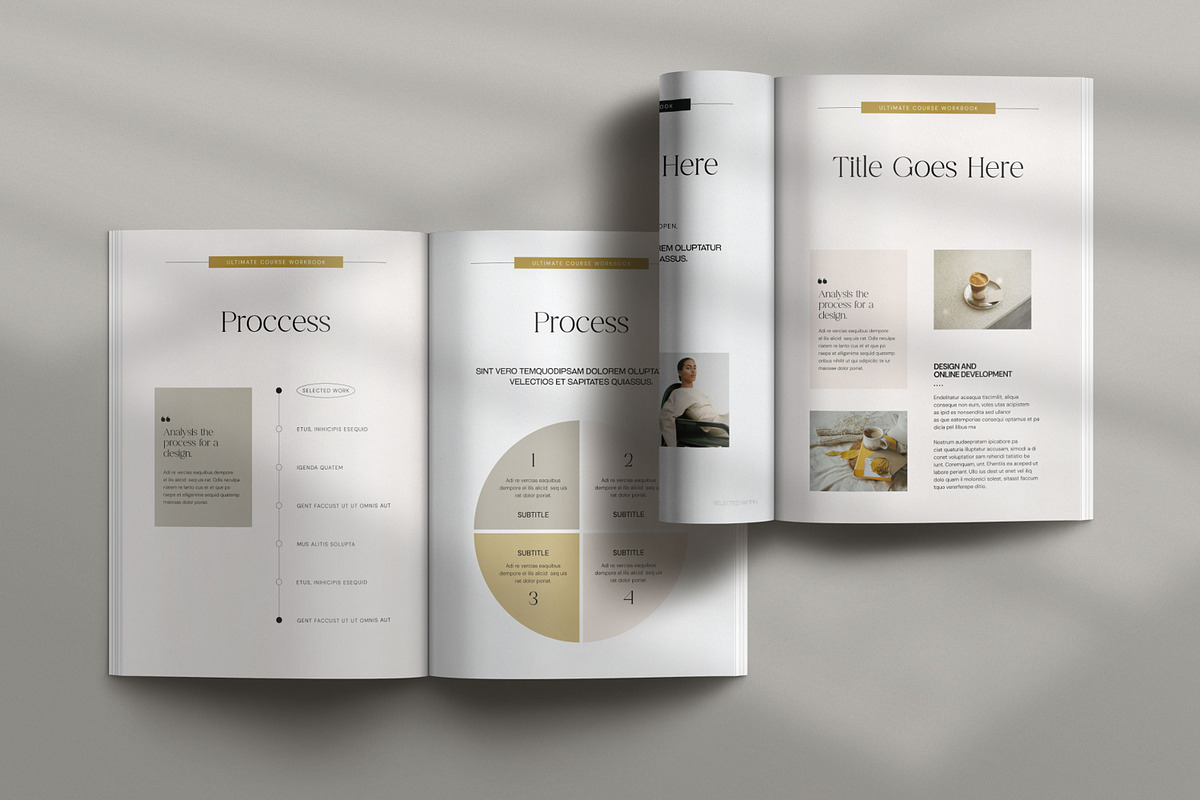 Workbook Template Canva, a Magazine Template by creathrivestudio (Photo 13 of 18)