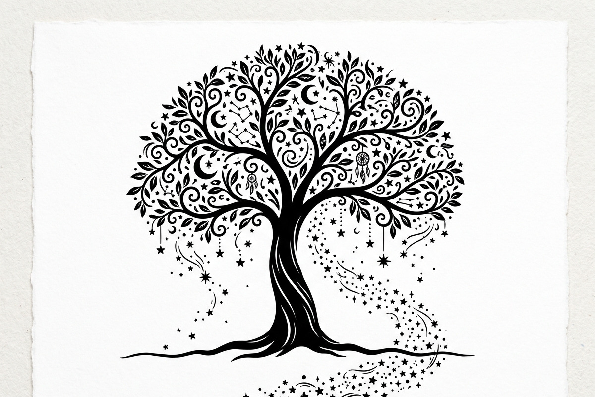 Elegant dream tree silhouette design, a Healthcare Illustration by Amazin_art (Photo 48 of 49)