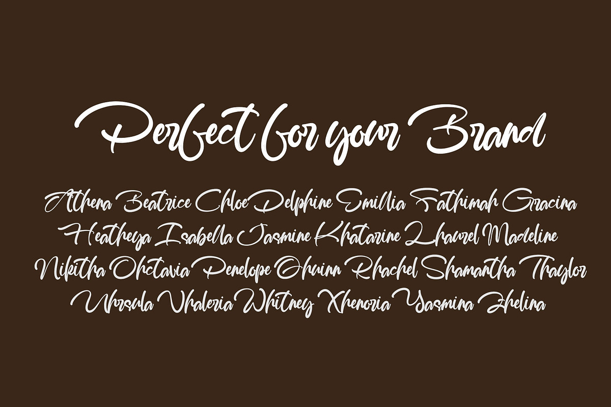 Halenkis Modern Brush Font, a Handwritten Font by RantautypeStudio (Photo 6 of 13)